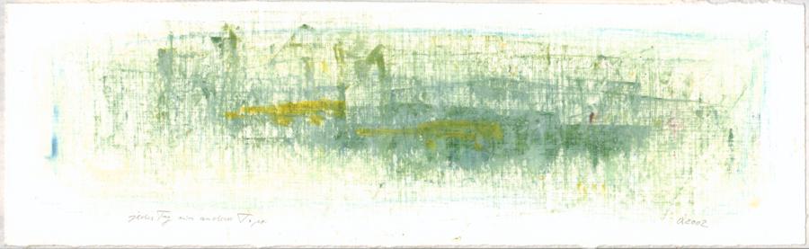 &Acirc;bbildung: Jeder Tag ein anderer Tiger, &Ouml;l auf Karton, 2002