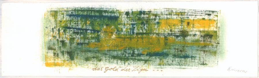 &Acirc;bbildung: Jeder Tag ein anderer Tiger, &Ouml;l auf Karton, 2002