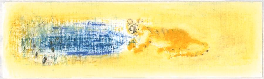 &Acirc;bbildung: Jeder Tag ein anderer Tiger, &Ouml;l auf Karton, 2002